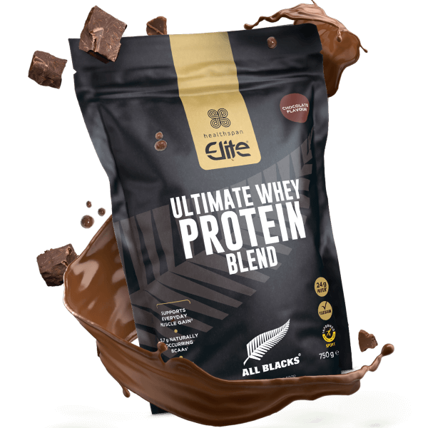 All Blacks Ultimate Whey Protein Blend pack