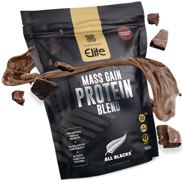 All Blacks Mass Gain Protein Blend − Chocolate