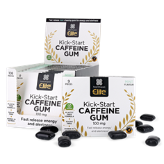 Kick−Start Caffeine Gum